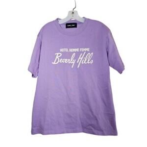 Homme Femme 4X Streetwear Tee Beverly‎ Hills Urban Graphic Fake Love Shirt NWT